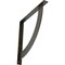Ekena Millwork Bulwark Steel Bracket, Antiqued Warm Silver 2"W x 20"D x 20"H BKTM02X20X20BUAWS - alternate 1